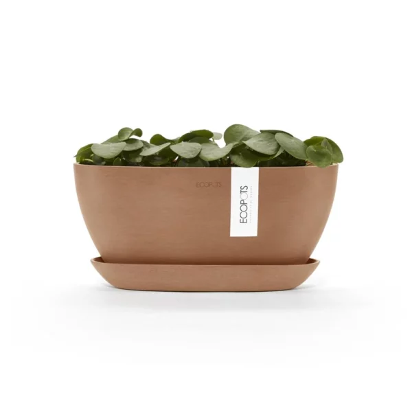 ⁦مركن فايبر موديل ECOPOTS SOFIA 30*12*13 - تيراكوتا⁩ - الصورة ⁦6⁩