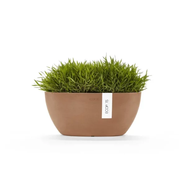 ⁦مركن فايبر موديل ECOPOTS SOFIA 30*12*13 - تيراكوتا⁩ - الصورة ⁦8⁩