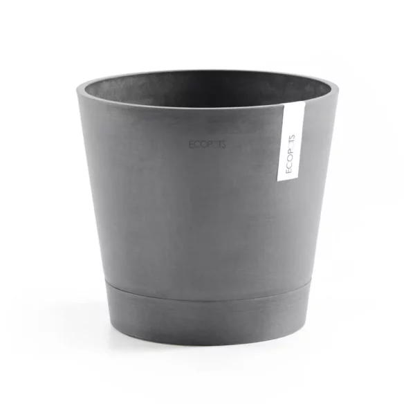⁦مركن فايبر موديل ECOPOTS VENICE 30*26 - رمادي⁩ - الصورة ⁦2⁩