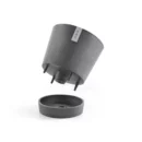 مركن فايبر موديل ECOPOTS VENICE 30*26 - رمادي