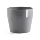 مركن فايبر موديل ECOPOTS SANKARA 40*35 - رمادي مزرق