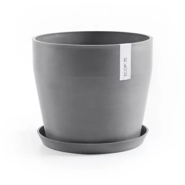 ⁦مركن فايبر موديل ECOPOTS SANKARA 40*35 - رمادي مزرق⁩ - الصورة ⁦9⁩