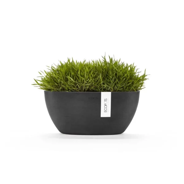 مركن فايبر موديل ECOPOTS SOFIA 30*12*13 - رمادي غامق