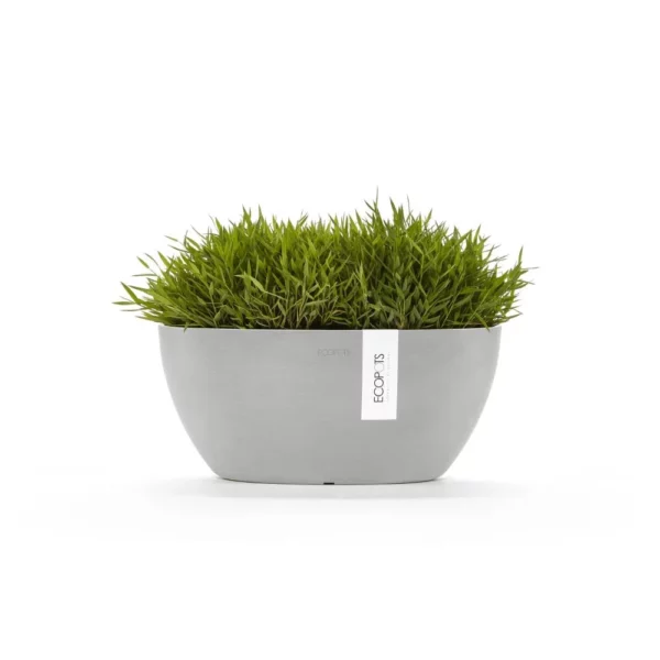 مركن فايبر موديل ECOPOTS SOFIA 30*12*13 - رمادي فاتح